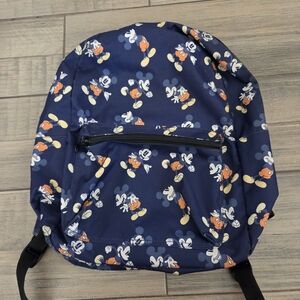 Disney Navy Backpack with Mickey Mouse Pattern